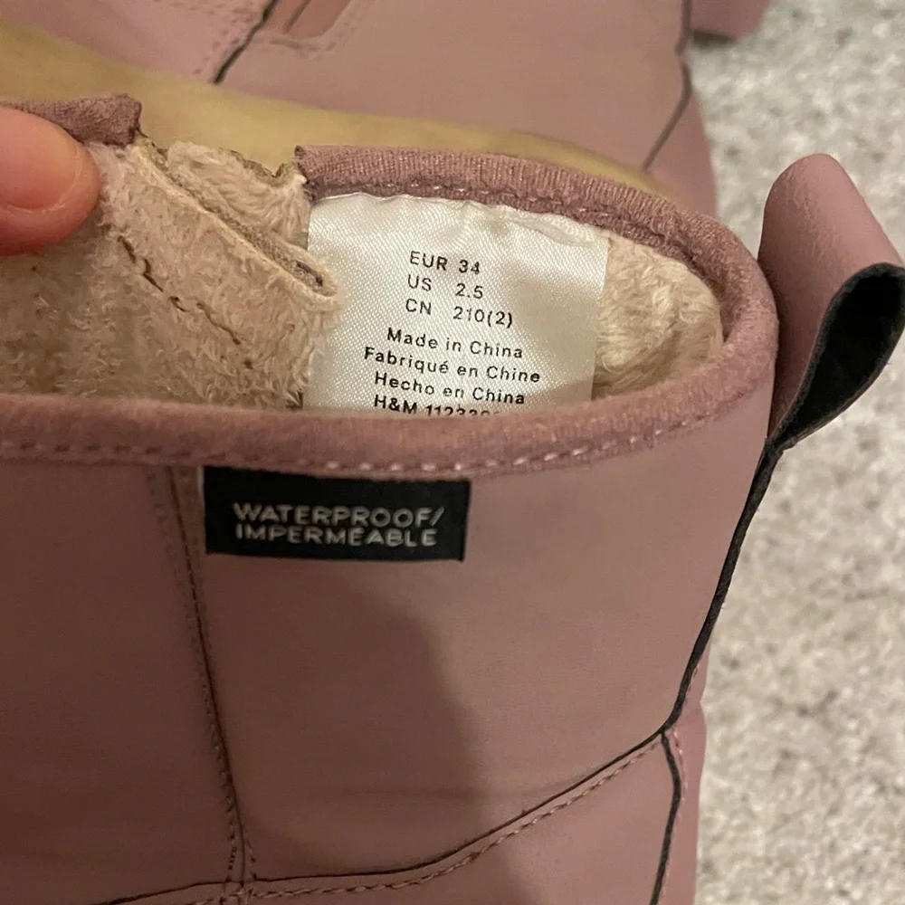 H&M Kids purple Boots - Picture 3 of 3